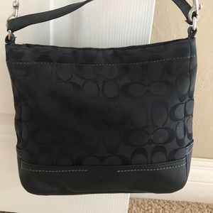 Little Black Coach purse